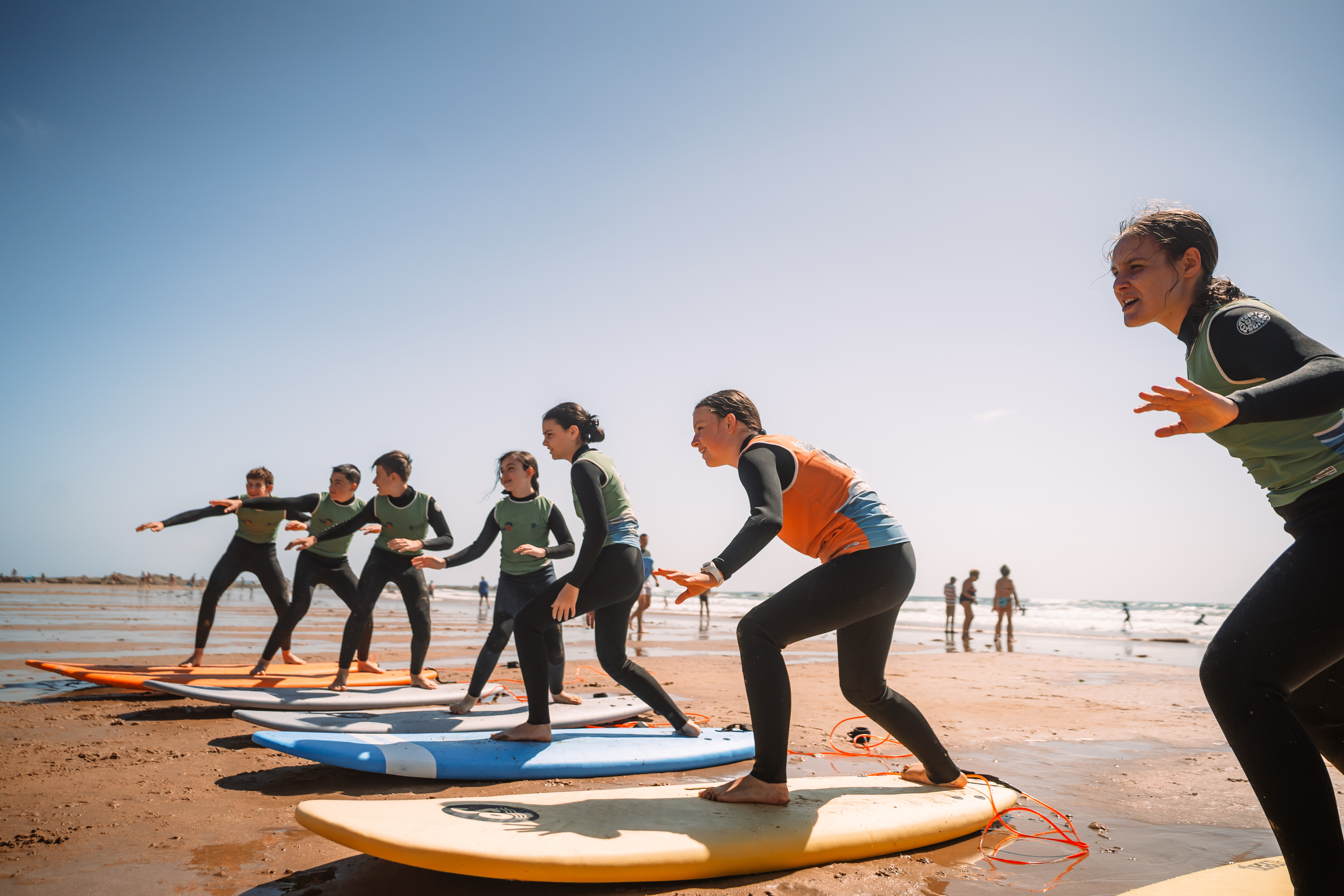 Séjour scolaire surf