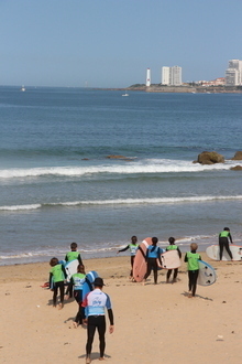 surf les sables